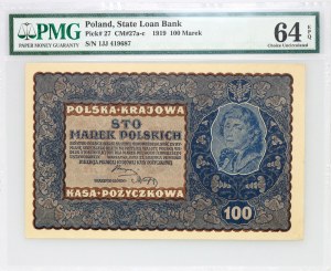 II RP, 100 marks 1919, IJ series J
