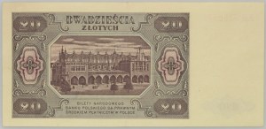 PRL, 20 zloty 1948, KB series