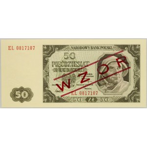 PRL, 50 złotych 1948, WZÓR, seria EL