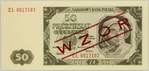 PRL, 50 zloty 1948, MODEL, EL series