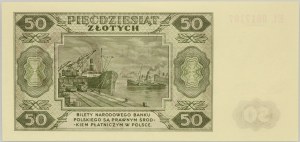 PRL, 50 zloty 1948, MODEL, EL series