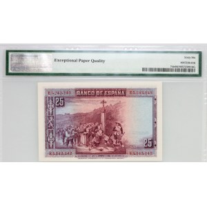 Spain, 25 pesetas 1928, serie E