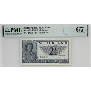 Netherlands, Juliana, 2 1/2 gulden 1949