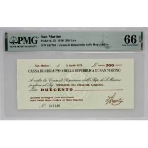 San Marino, 200 lire 1976