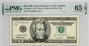 United States of America, Federal Reserve Note - Atlanta, 20 dollars 1996
