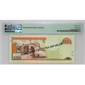 Dominican Republic, 100 pesos 2002, specimen