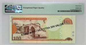 Dominican Republic, 100 pesos 2002, specimen