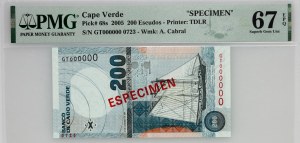 Cape Verde, 200 escudos 2005, specimen