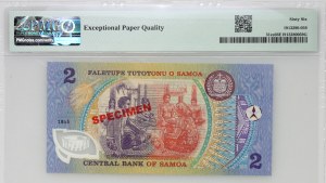 Samoa, 2 tala 1990, specimen