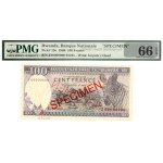 Rwanda, 100 francs 1989, specimen