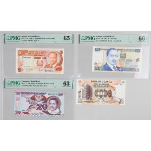 Africa, lot of banknotes, (4 pieces)