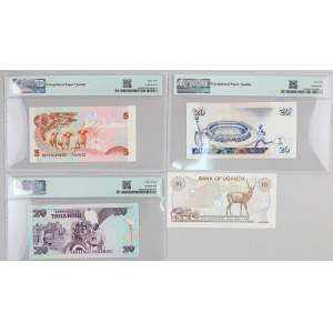 Africa, lot of banknotes, (4 pieces)