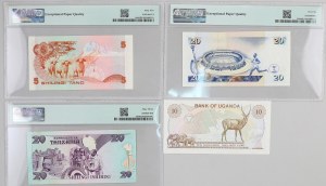 Africa, lot of banknotes, (4 pieces)