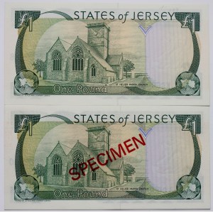 Jersey, Elizabeth II, lot of banknotes from 1993, (2 pieces)