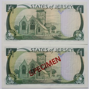 Jersey, Elizabeth II, lot of banknotes from 1993, (2 pieces)