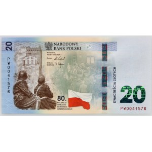 III RP, 20 złotych 2024, 80. rocznica Wybuchu Powstania Warszawskiego