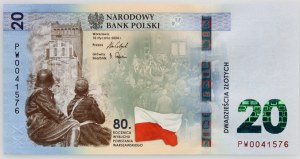 Third Republic, 20 zl 2024, 80th Anniversary of the Outbreak of the Warsaw Uprising