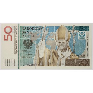 III RP, 50 złotych 2006, Jan Paweł II