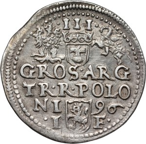 Sigismund III Vasa, trojak 1596, Olkusz