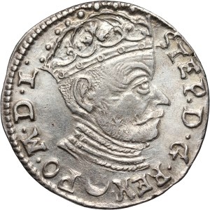 Stefan Batory, trojak 1581, Vilnius