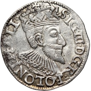 Zygmunt III Waza, trojak 1593, Olkusz