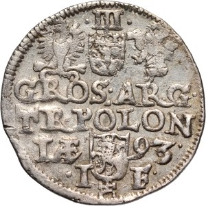 Sigismund III Vasa, trojak 1593, Olkusz
