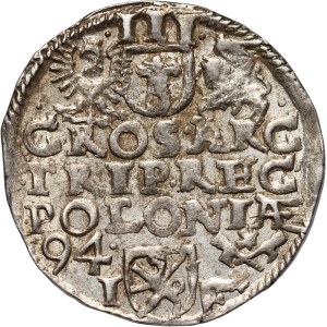 Zygmunt III Waza, trojak 1594, Poznań