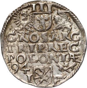 Sigismund III Vasa, trojak 1594, Poznań