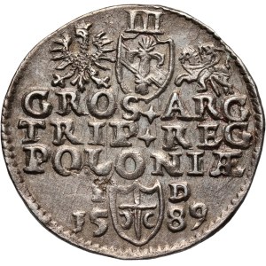 Zygmunt III Waza, trojak 1589, Olkusz