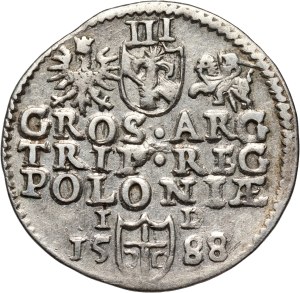 Sigismund III Vasa, trojak 1588, Olkusz