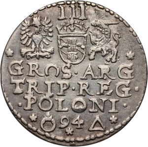 Sigismund III Vasa, trojak 1594, Malbork