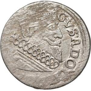 Okupacja Szwedzka, Gustaw II Adolf, trojak 1632, Elbląg