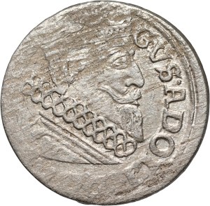 Swedish occupation, Gustav II Adolf, trojak 1632, Elbląg