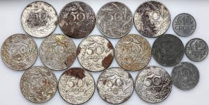 General Government, set of coins from 1923-1939, (16 pieces)
