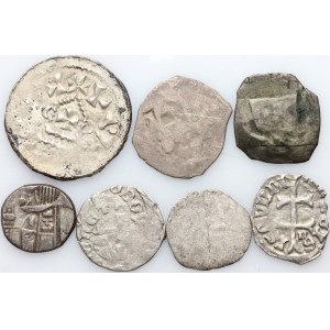 Middle Ages, Europe, coin set, (7 pieces)