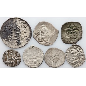 Middle Ages, Europe, coin set, (7 pieces)