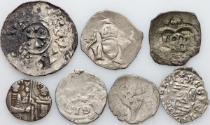 Middle Ages, Europe, coin set, (7 pieces)