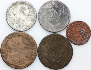 Poland, set of period forgeries, (5 pieces)