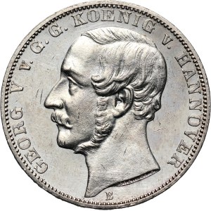 Germany, Hanover, Georg V, Thaler 1866 B