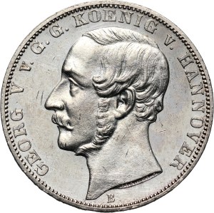 Germany, Hanover, Georg V, Thaler 1866 B