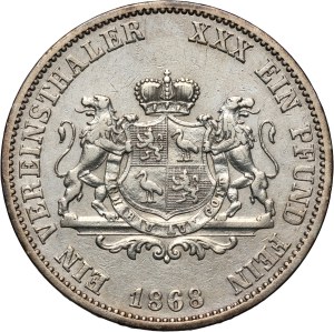 Germany, Reuss-Schleiz, Henry XIV, Thaler 1868 A, Berlin