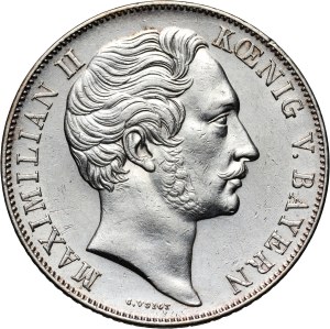 Germany, Bayern, Ludwig I, 2 Gulden 1848, Munich