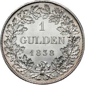 Germany, Bavaria, Ludwig I, Gulden 1838, Munich