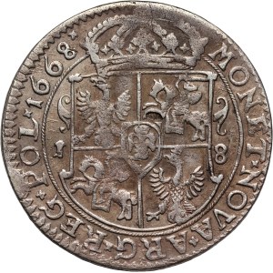 Jan II Kazimierz, ort 1668 TLB, Bydgoszcz
