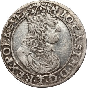 John II Casimir, sixpence 1660 TLB, Krakow