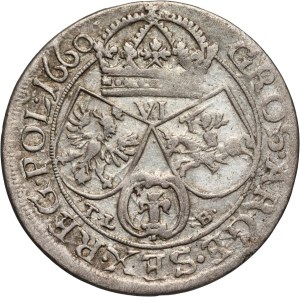 John II Casimir, sixpence 1660 TLB, Krakow