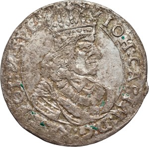 John II Casimir, sixpence 1661 TT, Bydgoszcz