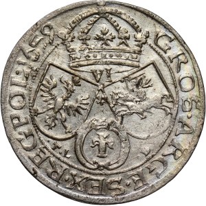 Jan II Kazimierz, szóstak 1659 TLB, Kraków