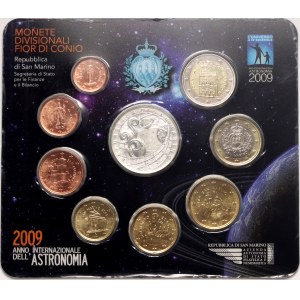 San Marino, mint set 2009, (9 pieces)