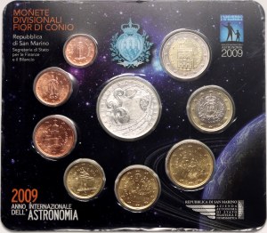 San Marino, mint set 2009, (9 pieces)